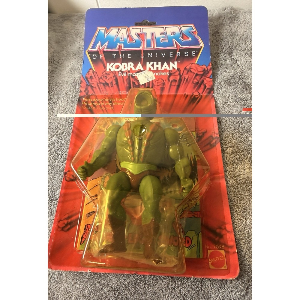 MOTU,VINTAGE,KOBRA KHAN,Masters of the Universe,MOC,sealed,He-man